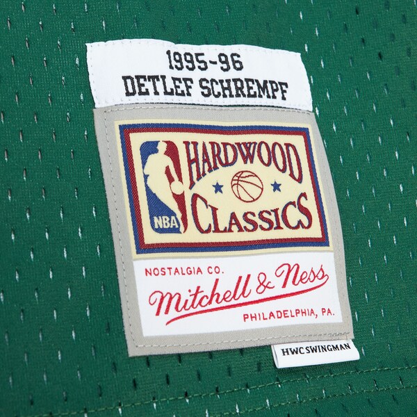 Detlef Schrempf Seattle SuperSonics 1995-96 Green Swingman Jersey 5 Detlef Schrempf Seattle SuperSonics 1995-96 Green Swingman Jersey