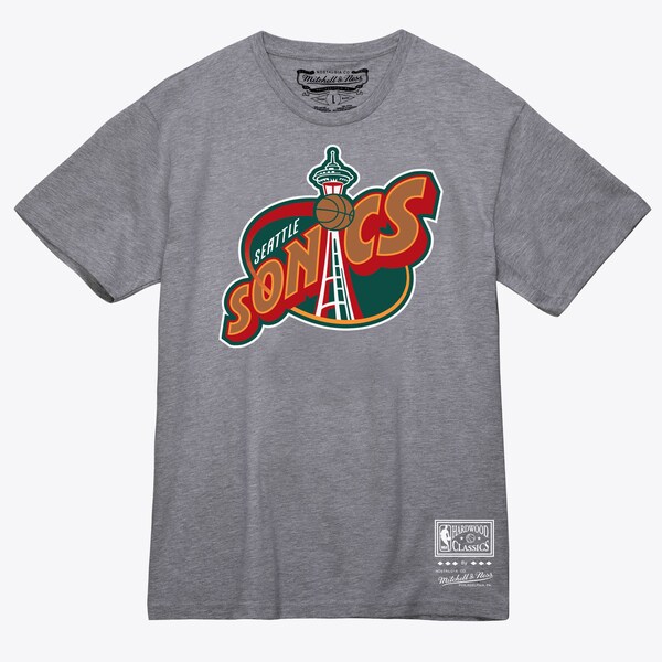 Seattle SuperSonics Gray Hardwood Classics MVP T-Shirt