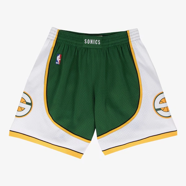 Seattle SuperSonics Green 2007-2008 Road Swingman Shorts