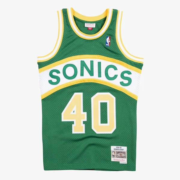 Shawn Kemp Seattle SuperSonics 1994-95 Green Swingman Player Jersey