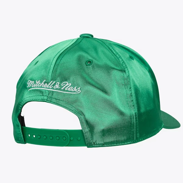 Seattle SuperSonics Green Hardwood Classics Satin Script Pro Pinch Snapback Hat 3 Seattle SuperSonics Green Hardwood Classics Satin Script Pro Pinch Snapback Hat