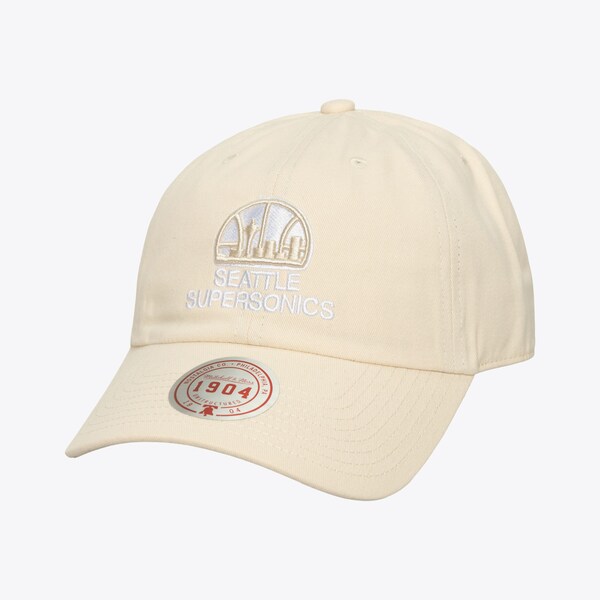 Seattle SuperSonics Cream Hardwood Classics Fashion Basic Strapback Adjustable Hat