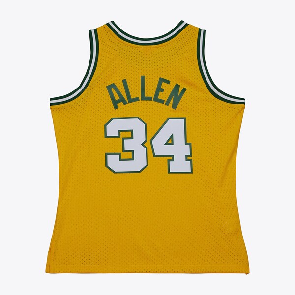 Ray Allen Seattle SuperSonics 2003-04 Gold Swingman Jersey