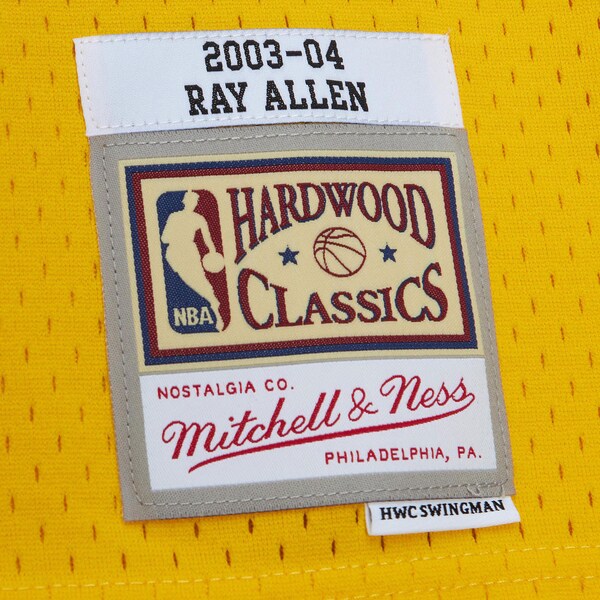 Ray Allen Seattle SuperSonics 2003-04 Gold Swingman Jersey