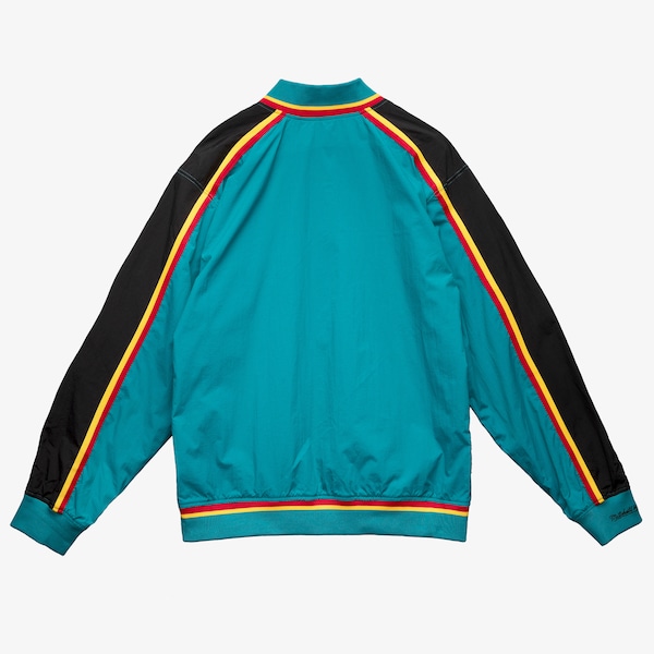 Detroit Pistons 1997-98 Teal Authentic Full-Snap Warmup Jacket