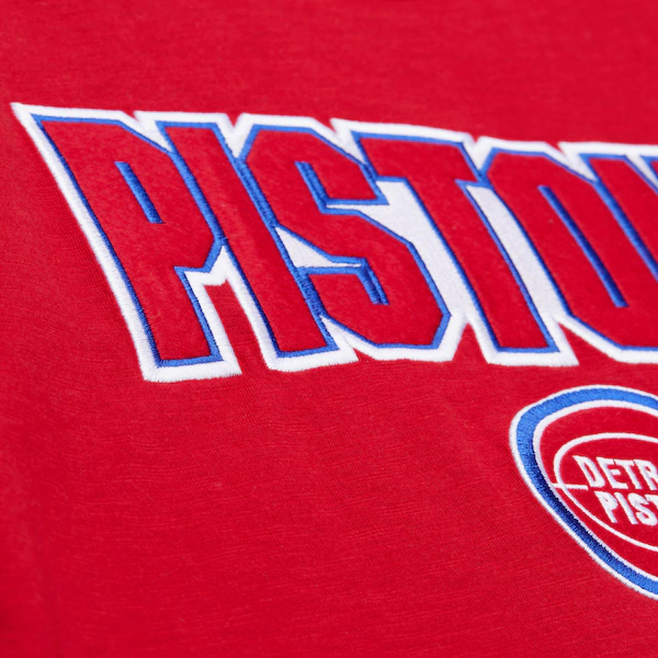 Detroit Pistons Red Legendary Slub Vintage T-Shirt 6 Detroit Pistons Red Legendary Slub Vintage T-Shirt