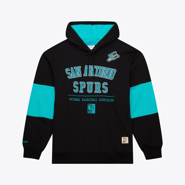 San Antonio Spurs Black Retro Fleece Pullover Hoodie