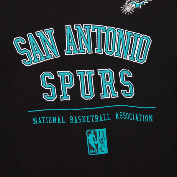 San Antonio Spurs Black Retro Fleece Pullover Hoodie