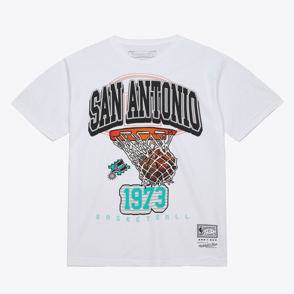 San Antonio Spurs White Sswagger Graphic T-Shirt