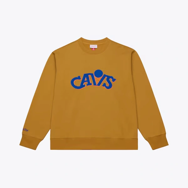 Cleveland Cavaliers Brown Dusted Fleece Sweatshirt