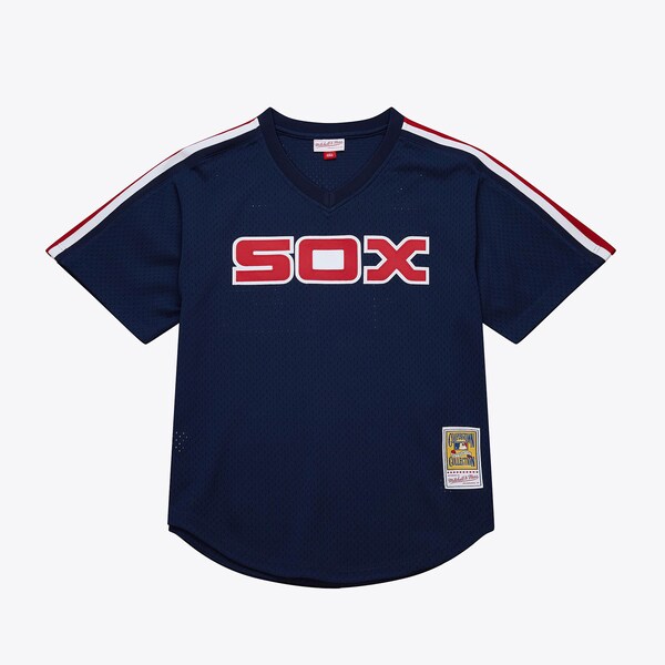 Carlton Fisk Chicago White Sox 1983 Navy Authentic Batting Practice Jersey