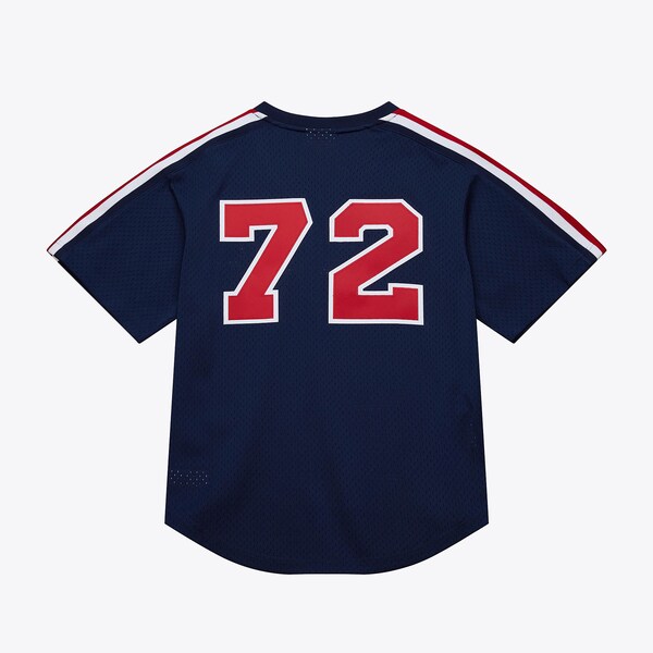 Carlton Fisk Chicago White Sox 1983 Navy Authentic Batting Practice Jersey