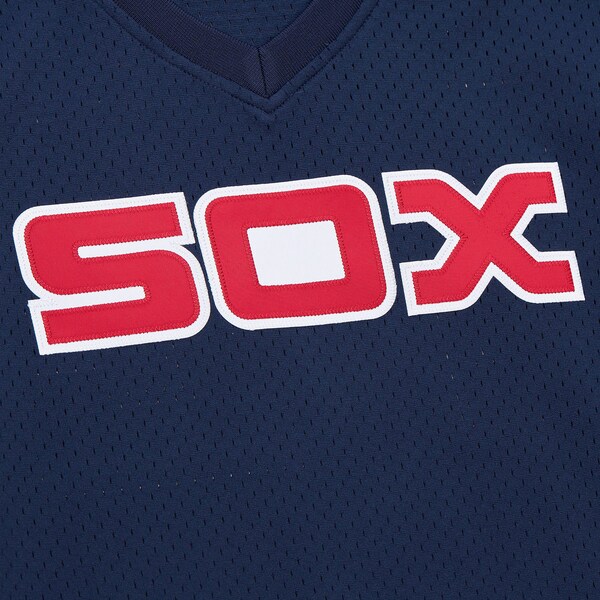 Carlton Fisk Chicago White Sox 1983 Navy Authentic Batting Practice Jersey