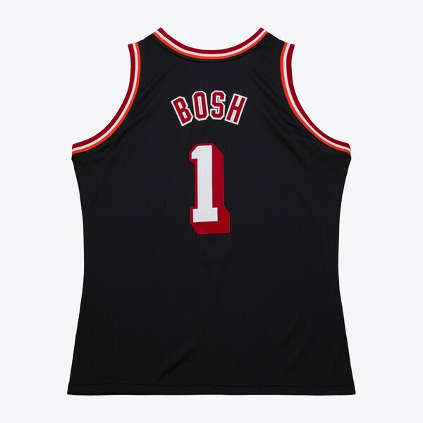 Chris Bosh Miami Heat 2013-14 Black Authentic Jersey 3 Chris Bosh Miami Heat 2013-14 Black Authentic Jersey