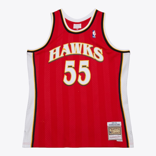 Dikembe Mutombo Atlanta Hawks 1999-00 Red Swingman Jersey
