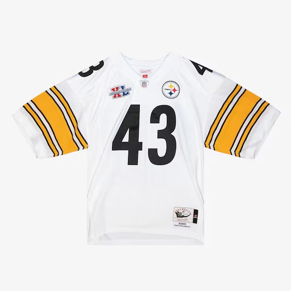 Troy Polamalu Pittsburgh Steelers 2005 White Authentic Jersey