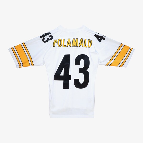 Troy Polamalu Pittsburgh Steelers White 2005 Legacy Player Jersey 3 Troy Polamalu Pittsburgh Steelers White 2005 Legacy Player Jersey