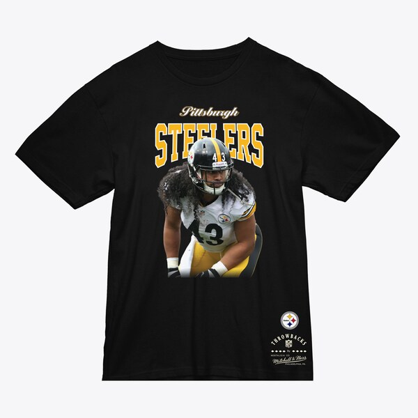 Troy Polamalu Pittsburgh Steelers Black Sideline T-Shirt