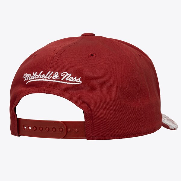 Miami Heat Red Morning Haze Pro Crown Snapback Hat 3 Miami Heat Red Morning Haze Pro Crown Snapback Hat