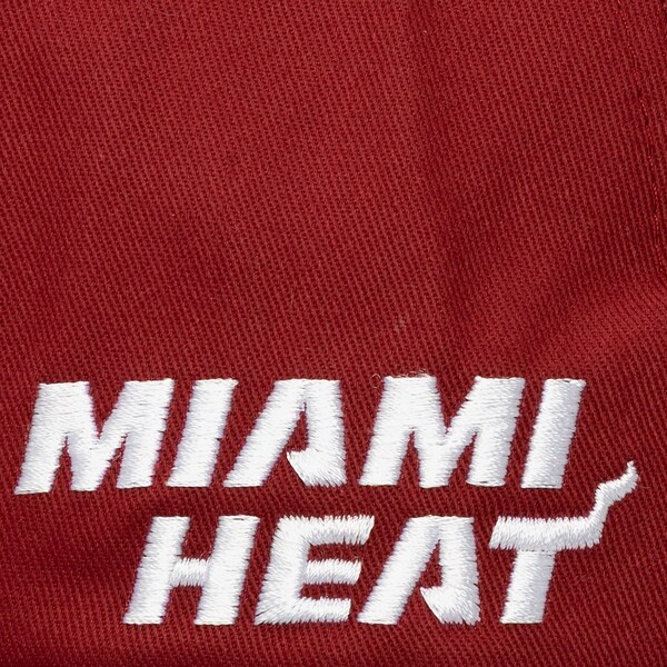 Miami Heat Red Morning Haze Pro Crown Snapback Hat 4 Miami Heat Red Morning Haze Pro Crown Snapback Hat