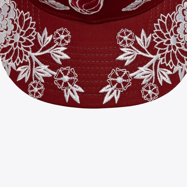 Miami Heat Red Morning Haze Pro Crown Snapback Hat 5 Miami Heat Red Morning Haze Pro Crown Snapback Hat