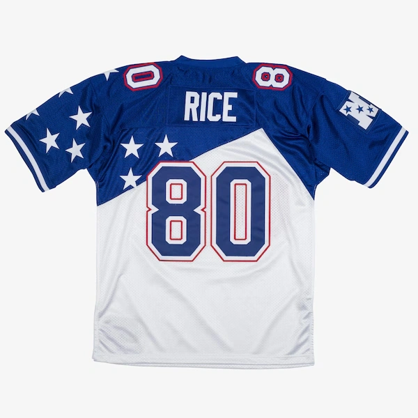 Jerry Rice NFC White 1995 Pro Bowl Authentic Jersey 3 Jerry Rice NFC White 1995 Pro Bowl Authentic Jersey