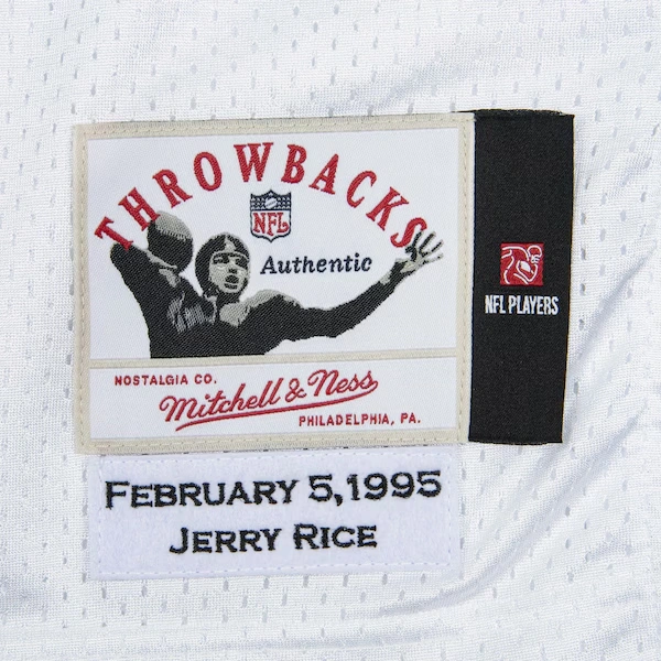 Jerry Rice NFC White 1995 Pro Bowl Authentic Jersey 4 Jerry Rice NFC White 1995 Pro Bowl Authentic Jersey