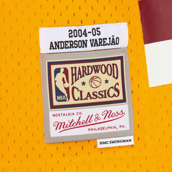 Anderson Varejao Cleveland Cavaliers 2004-05 Gold Swingman Jersey