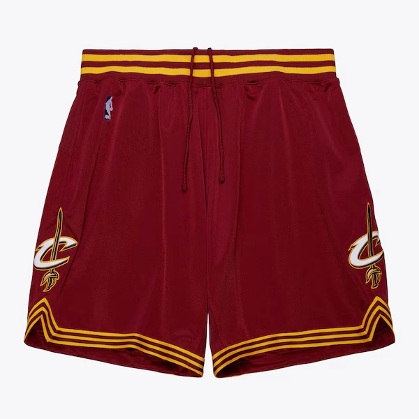 Cleveland Cavaliers 2015-16 Wine Authentic Shorts