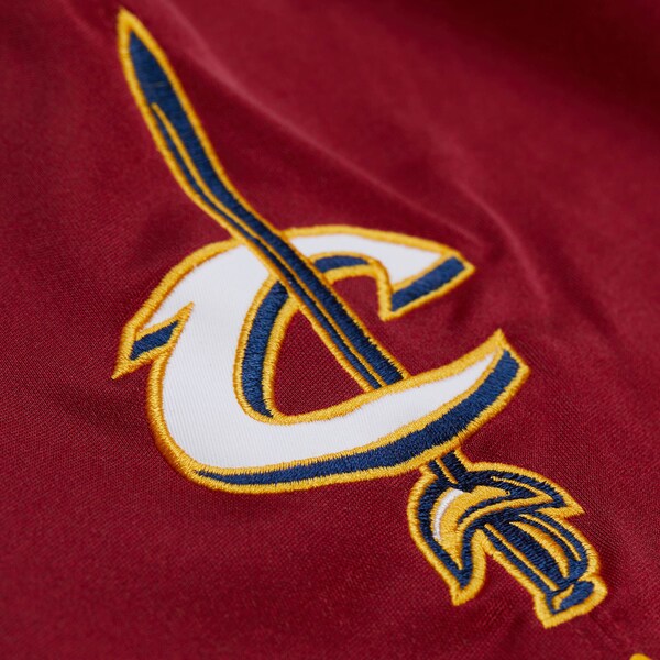Cleveland Cavaliers 2015-16 Wine Authentic Shorts 4 Cleveland Cavaliers 2015-16 Wine Authentic Shorts