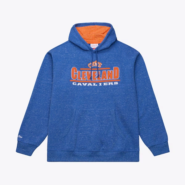 Cleveland Cavaliers Blue Vintage Logo Fleece Hoodie