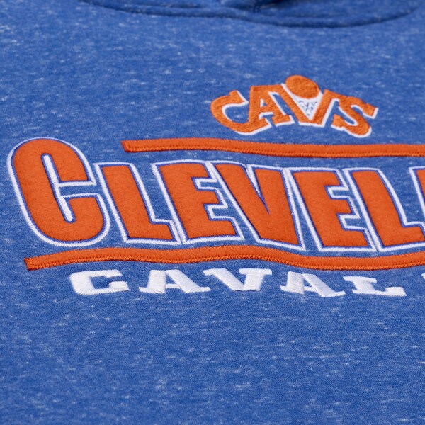 Cleveland Cavaliers Blue Vintage Logo Fleece Hoodie