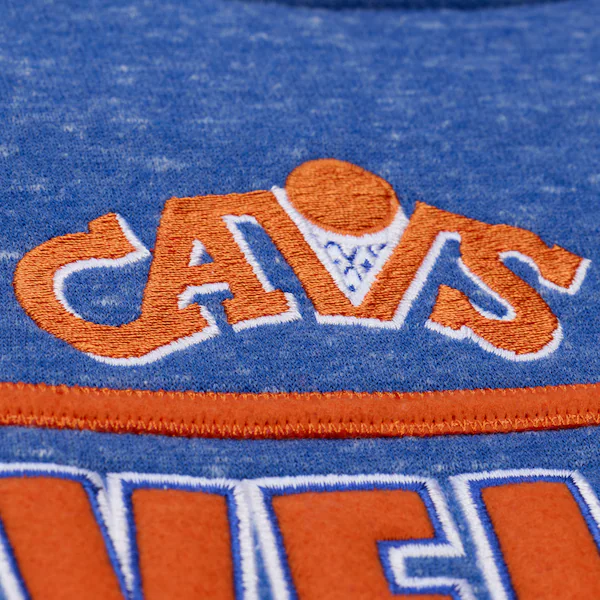 Cleveland Cavaliers Blue Vintage Logo Fleece Hoodie