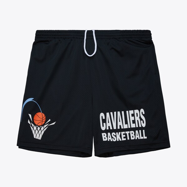 Cleveland Cavaliers Black Vintage Logo Gameday Mesh 7\" Shorts