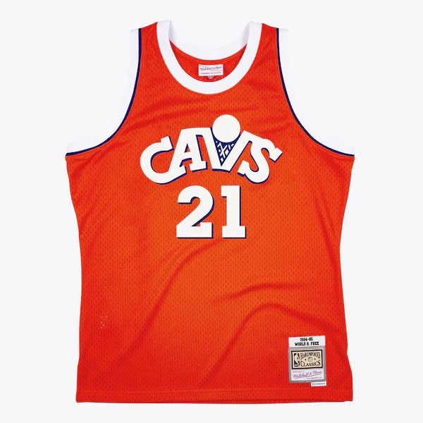 World B. Free Cleveland Cavaliers 1984-85 Orange Swingman Player Jersey