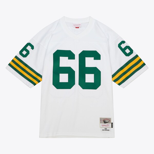 Ray Nitschke Green Bay Packers 1966-67 White Legacy Jersey