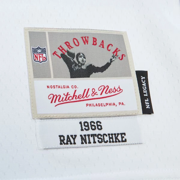Ray Nitschke Green Bay Packers 1966-67 White Legacy Jersey 5 Ray Nitschke Green Bay Packers 1966-67 White Legacy Jersey