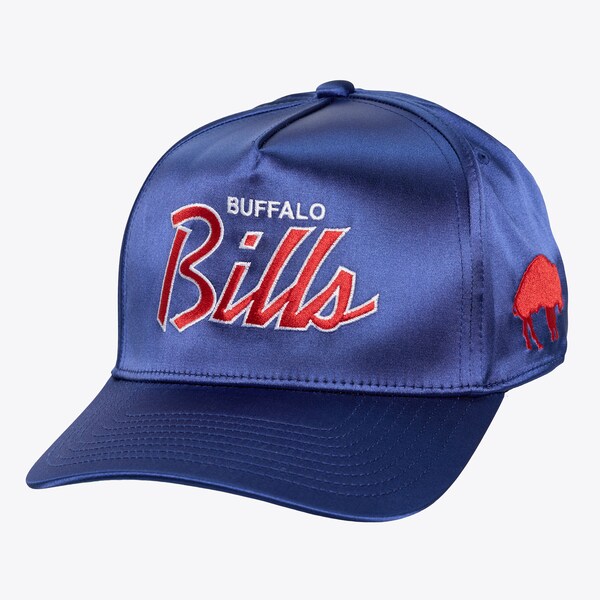 Buffalo Bills Royal Satin Script Pro Pinch Snapback Hat