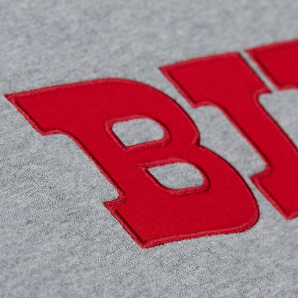 Buffalo Bills Heather Gray Legacy Vintage Fleece Sweatshirt