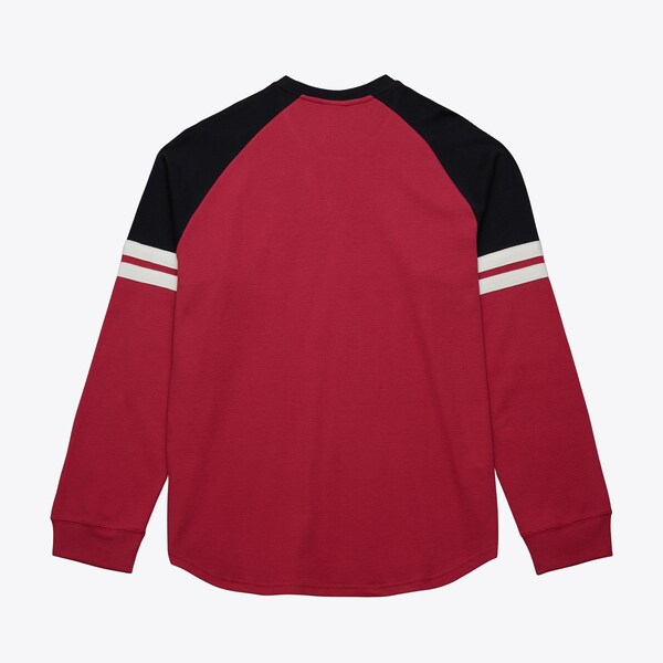 Arizona Cardinals Red Vintage Logo Thermal Henley Top 3 Arizona Cardinals Red Vintage Logo Thermal Henley Top