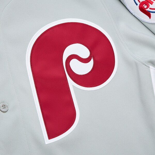 Lenny Dykstra Philadelphia Phillies 1989 Gray Authentic Road Jersey 8 Lenny Dykstra Philadelphia Phillies 1989 Gray Authentic Road Jersey