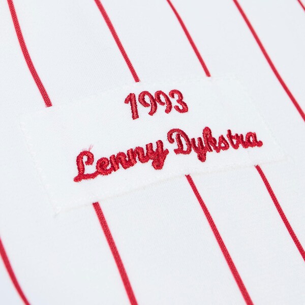 Lenny Dykstra Philadelphia Phillies 1993 White Authentic Jersey 7 Lenny Dykstra Philadelphia Phillies 1993 White Authentic Jersey