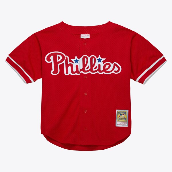 Darren Daulton Philadelphia Phillies 1993 Red Authentic Batting Practice Jersey