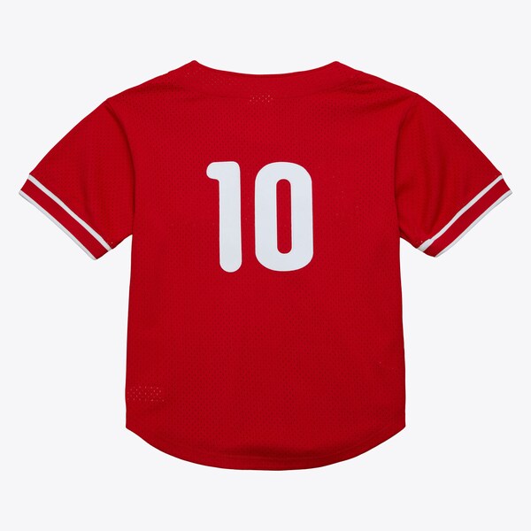 Darren Daulton Philadelphia Phillies 1993 Red Authentic Batting Practice Jersey 3 Darren Daulton Philadelphia Phillies 1993 Red Authentic Batting Practice Jersey