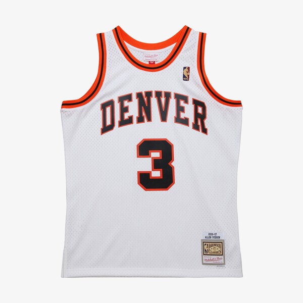 Allen Iverson Denver Nuggets 2006-07 White Swingman Jersey