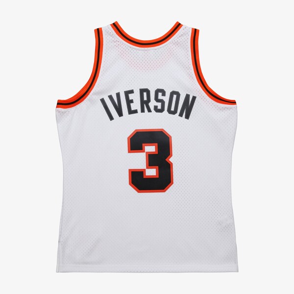 Allen Iverson Denver Nuggets 2006-07 White Swingman Jersey 3 Allen Iverson Denver Nuggets 2006-07 White Swingman Jersey