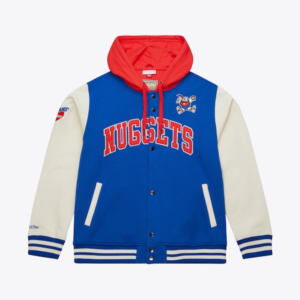 Denver Nuggets Royal Courtside Fleece Full-Snap Jacket