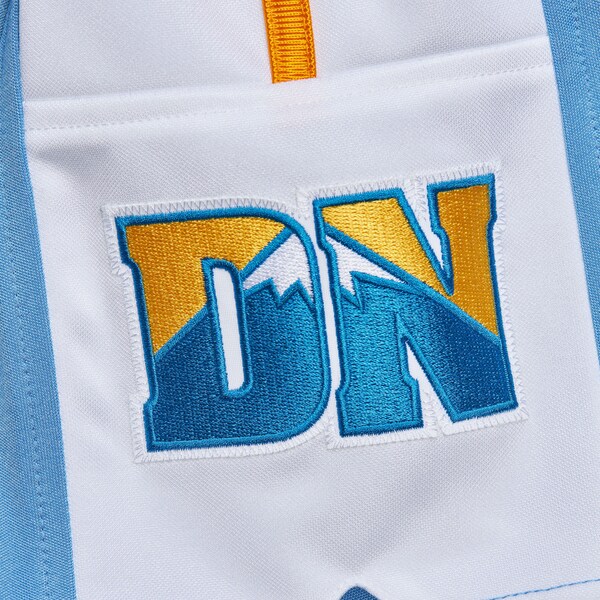 Denver Nuggets 2003-04 Powder Blue Authentic Shorts 5 Denver Nuggets 2003-04 Powder Blue Authentic Shorts