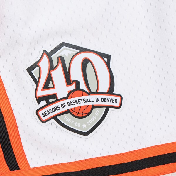 Denver Nuggets 2006-07 White Swingman Shorts 4 Denver Nuggets 2006-07 White Swingman Shorts