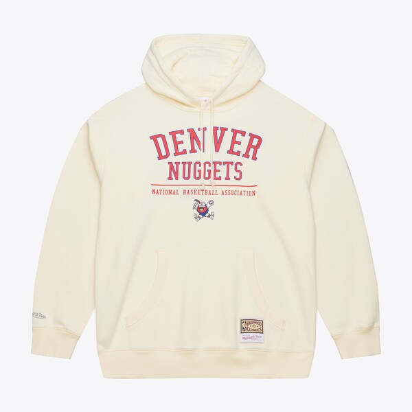 Denver Nuggets Cream Walk-Off Fleece Hoodie